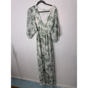 Baltic Born Sage Green Floral Maxi Dress